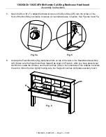 Предварительный просмотр 5 страницы Whittier Wood Furniture McKenzie 1382GACh Assembly Instructions Manual