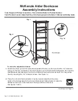 Предварительный просмотр 3 страницы Whittier Wood Furniture McKenzie 1523b Assembly Instructions