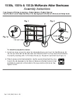 Предварительный просмотр 3 страницы Whittier Wood Furniture McKenzie 1550b Assembly Instructions