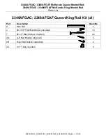 Preview for 4 page of Whittier Wood Furniture McKenzie 2346AFCAF Assembly Instructions Manual