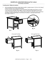 Предварительный просмотр 3 страницы Whittier Wood Furniture McKenzie 2402AFGACb Assembly Instructions