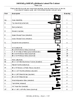 Предварительный просмотр 2 страницы Whittier Wood Furniture McKenzie 2403GACg Assembly Instructions Manual