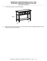 Предварительный просмотр 5 страницы Whittier Wood Furniture McKenzie 3502AFGACb Assembly Instructions