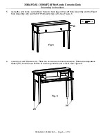 Preview for 6 page of Whittier Wood Furniture McKenzie 3506AFGAC Quick Start Manual