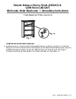 Предварительный просмотр 3 страницы Whittier Wood Furniture McKenzie Alder 1520AEGAC Assembly Instructions