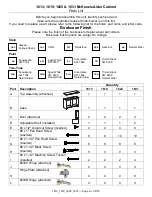 Предварительный просмотр 2 страницы Whittier Wood Furniture McKenzie Alder 1613 Assembly Instructions Manual