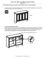 Предварительный просмотр 4 страницы Whittier Wood Furniture McKenzie Alder 1613 Assembly Instructions Manual