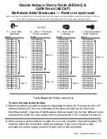 Предварительный просмотр 3 страницы Whittier Wood Furniture McKenzie Alder Assembly Instructions