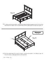 Предварительный просмотр 8 страницы Whittier Wood Furniture McKenzie Cal-King 1333AFGAC Assembly Instructions Manual