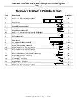 Предварительный просмотр 5 страницы Whittier Wood Furniture McKenzie Cal-King Bookcase Storage Bed 1380CAFh Assembly Instructions Manual