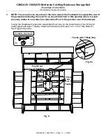 Предварительный просмотр 11 страницы Whittier Wood Furniture McKenzie Cal-King Bookcase Storage Bed 1380CAFh Assembly Instructions Manual