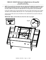 Предварительный просмотр 12 страницы Whittier Wood Furniture McKenzie Cal-King Bookcase Storage Bed 1380CAFh Assembly Instructions Manual