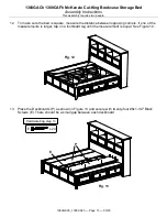 Предварительный просмотр 15 страницы Whittier Wood Furniture McKenzie Cal-King Bookcase Storage Bed 1380CAFh Assembly Instructions Manual