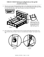 Предварительный просмотр 16 страницы Whittier Wood Furniture McKenzie Cal-King Bookcase Storage Bed 1380CAFh Assembly Instructions Manual