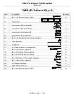 Предварительный просмотр 3 страницы Whittier Wood Furniture McKenzie Full Storage Bed Assembly Instructions Manual