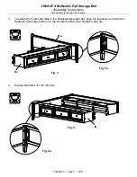 Предварительный просмотр 5 страницы Whittier Wood Furniture McKenzie Full Storage Bed Assembly Instructions Manual