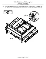 Предварительный просмотр 11 страницы Whittier Wood Furniture McKenzie Full Storage Bed Assembly Instructions Manual