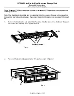 Предварительный просмотр 6 страницы Whittier Wood Furniture McKenzie King Bookcase Storage Bed Assembly Instructions Manual