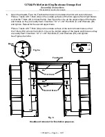 Предварительный просмотр 9 страницы Whittier Wood Furniture McKenzie King Bookcase Storage Bed Assembly Instructions Manual