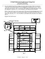 Предварительный просмотр 10 страницы Whittier Wood Furniture McKenzie King Bookcase Storage Bed Assembly Instructions Manual