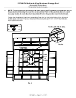 Предварительный просмотр 11 страницы Whittier Wood Furniture McKenzie King Bookcase Storage Bed Assembly Instructions Manual