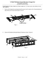 Preview for 6 page of Whittier Wood Furniture McKenzie Queen Bookcase Storage Bed Assembly Instructions Manual