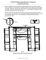 Preview for 9 page of Whittier Wood Furniture McKenzie Queen Bookcase Storage Bed Assembly Instructions Manual