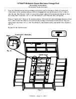 Preview for 10 page of Whittier Wood Furniture McKenzie Queen Bookcase Storage Bed Assembly Instructions Manual