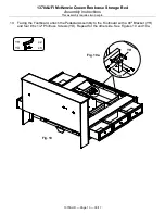 Preview for 13 page of Whittier Wood Furniture McKenzie Queen Bookcase Storage Bed Assembly Instructions Manual