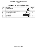 Preview for 5 page of Whittier Wood Furniture Northgate 7142GDRC Assembly Instructions Manual