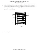 Предварительный просмотр 4 страницы Whittier Wood Furniture Pacific 1136GSPe Assembly Instructions Manual