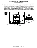 Предварительный просмотр 7 страницы Whittier Wood Furniture Pacific 1136GSPe Assembly Instructions Manual