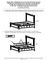 Предварительный просмотр 13 страницы Whittier Wood Furniture Prairie City 1253AFDAOa Assembly Instructions Manual