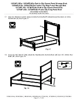 Предварительный просмотр 17 страницы Whittier Wood Furniture Prairie City 1253AFDAOa Assembly Instructions Manual