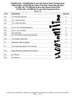 Preview for 4 page of Whittier Wood Furniture Prairie City 1253AFDAOb Assembly Instructions Manual