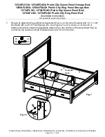 Preview for 10 page of Whittier Wood Furniture Prairie City 1253AFDAOb Assembly Instructions Manual