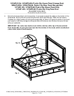 Preview for 12 page of Whittier Wood Furniture Prairie City 1253AFDAOb Assembly Instructions Manual