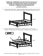 Preview for 13 page of Whittier Wood Furniture Prairie City 1253AFDAOb Assembly Instructions Manual