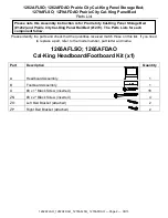 Preview for 2 page of Whittier Wood Furniture Prairie City 1262AFDAO Assembly Instructions Manual