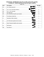 Preview for 4 page of Whittier Wood Furniture Prairie City 1262AFDAO Assembly Instructions Manual