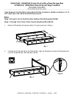 Preview for 6 page of Whittier Wood Furniture Prairie City 1262AFDAO Assembly Instructions Manual