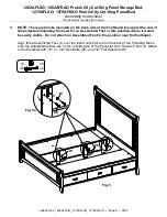 Preview for 8 page of Whittier Wood Furniture Prairie City 1262AFDAO Assembly Instructions Manual