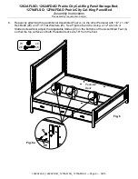 Preview for 9 page of Whittier Wood Furniture Prairie City 1262AFDAO Assembly Instructions Manual