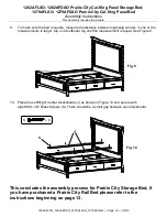 Preview for 12 page of Whittier Wood Furniture Prairie City 1262AFDAO Assembly Instructions Manual