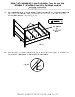 Preview for 16 page of Whittier Wood Furniture Prairie City 1262AFDAO Assembly Instructions Manual