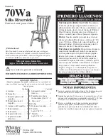 Предварительный просмотр 5 страницы Whittier Wood Furniture Riverside 70Wa Assembly Instructions Manual