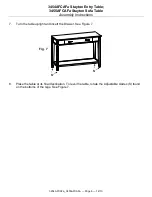 Предварительный просмотр 6 страницы Whittier Wood Furniture Stayton 3454AFCAFa Assembly Instructions Manual