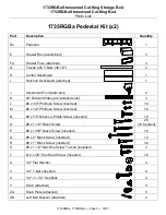 Preview for 3 page of Whittier Wood Furniture Stonewood Cal-King 1733RGBa Assembly Instructions Manual