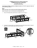 Preview for 5 page of Whittier Wood Furniture Stonewood Cal-King 1733RGBa Assembly Instructions Manual