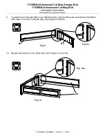 Preview for 10 page of Whittier Wood Furniture Stonewood Cal-King 1733RGBa Assembly Instructions Manual